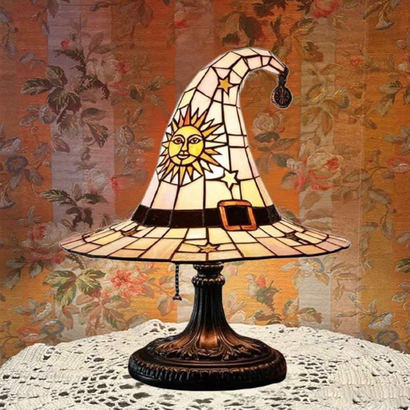 🧙♀️Erhelle jeden Moment der Nacht mit Magie! ✨Farbige Hexenlampe aus Glas – mehr als nur ein bisschen charmant