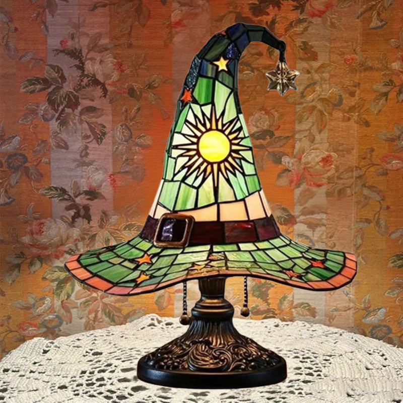 🧙♀️Erhelle jeden Moment der Nacht mit Magie! ✨Farbige Hexenlampe aus Glas – mehr als nur ein bisschen charmant