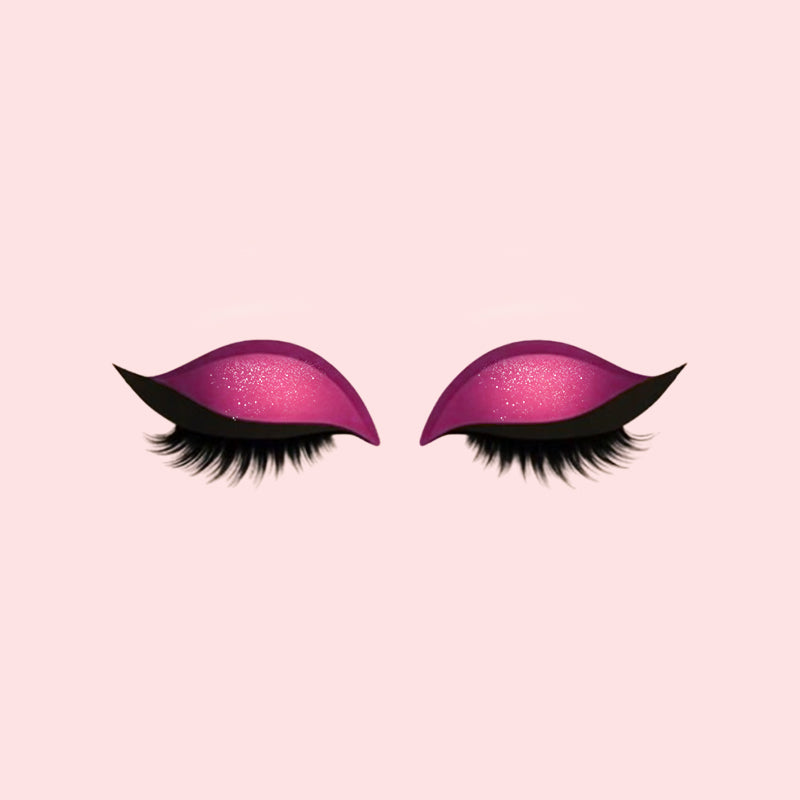 💖Bringen wir Sie zum Strahlen.✨Lidschatten Wimpern Make-up Aufkleber