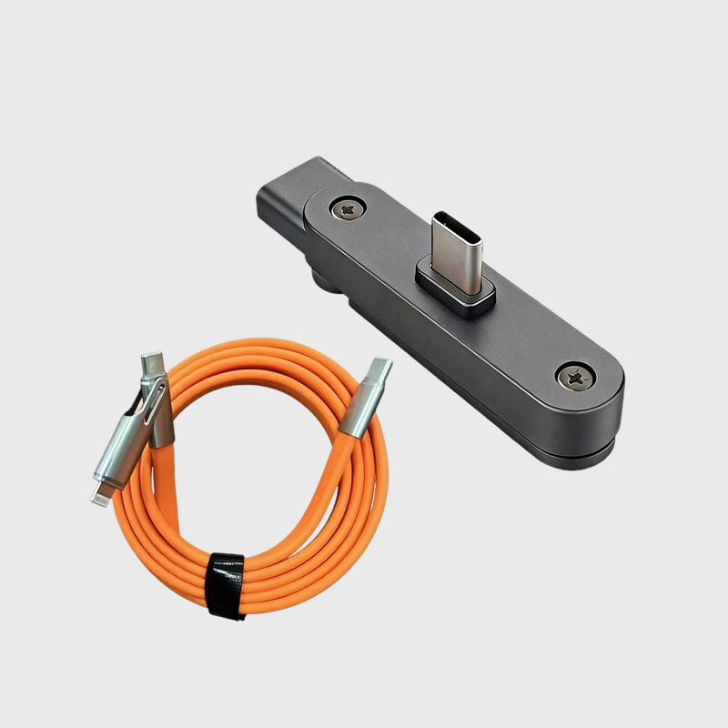 Der ultimative 240-W-Power-Stand-Hybrid-Adapter ⚡: Die All-in-One-Lösung für Schnellladen und Bildschir
