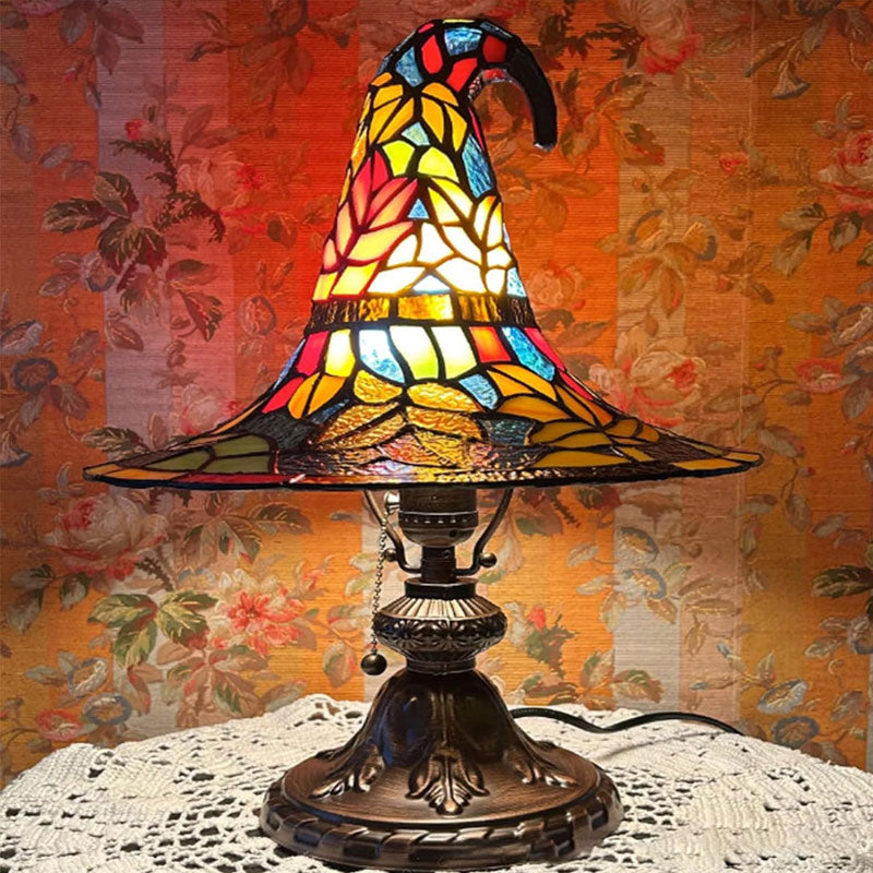 🧙♀️Erhelle jeden Moment der Nacht mit Magie! ✨Farbige Hexenlampe aus Glas – mehr als nur ein bisschen charmant