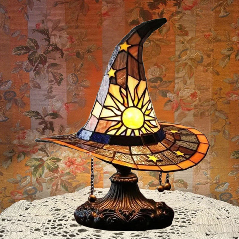 🧙♀️Erhelle jeden Moment der Nacht mit Magie! ✨Farbige Hexenlampe aus Glas – mehr als nur ein bisschen charmant
