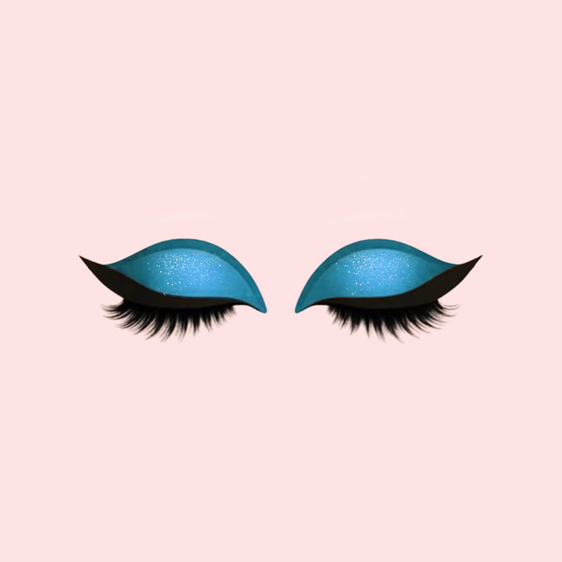 💖Bringen wir Sie zum Strahlen.✨Lidschatten Wimpern Make-up Aufkleber