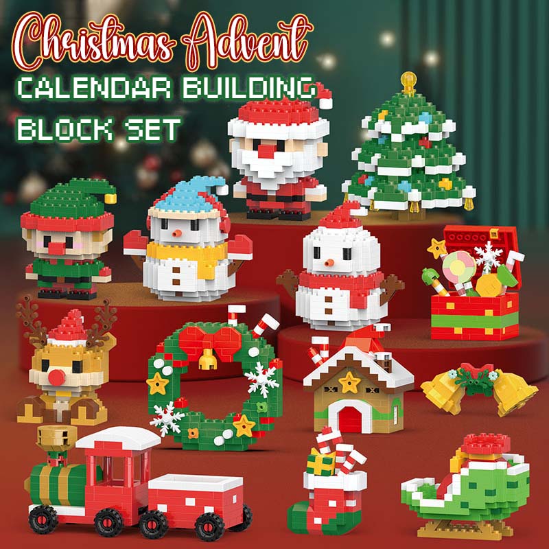 🎄 Adventskalender mit Bauklötzen – 12 Tage voller Weihnachtsfreude ✨🧱