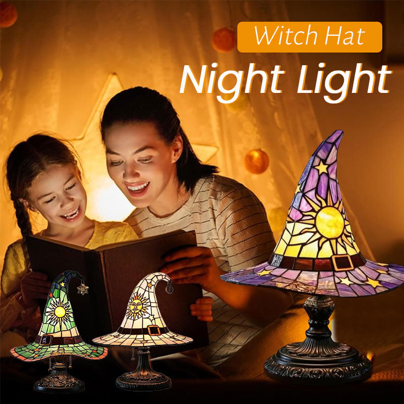 🧙♀️Erhelle jeden Moment der Nacht mit Magie! ✨Farbige Hexenlampe aus Glas – mehr als nur ein bisschen charmant
