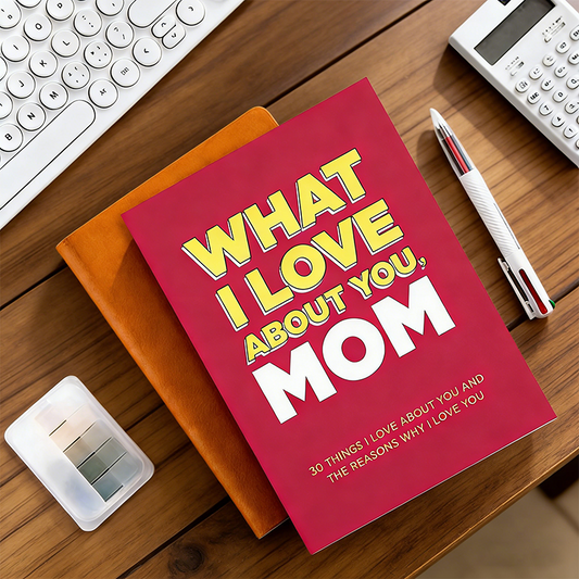 „Was ich an dir liebe“ – Personalisiertes Tagebuch – Ein herzliches Geschenk für Mama, Papa und Freunde 📖