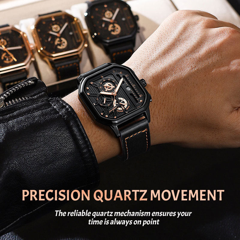 Herrenuhr Mode Yunda Quarzuh