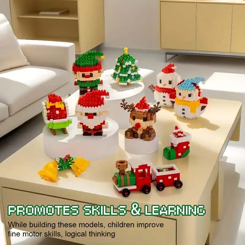🎄 Adventskalender mit Bauklötzen – 12 Tage voller Weihnachtsfreude ✨🧱