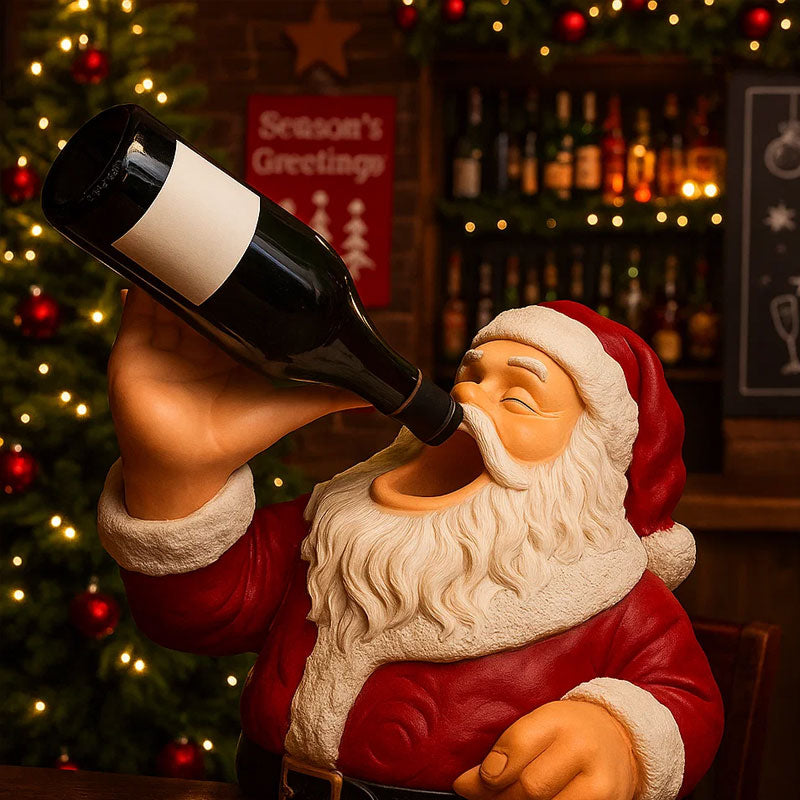 🎅Lustiger Weihnachtsmann-Weinflaschenhalter🎅