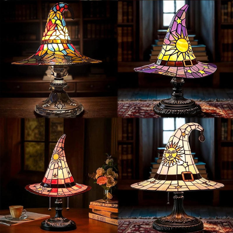 🧙♀️Erhelle jeden Moment der Nacht mit Magie! ✨Farbige Hexenlampe aus Glas – mehr als nur ein bisschen charmant