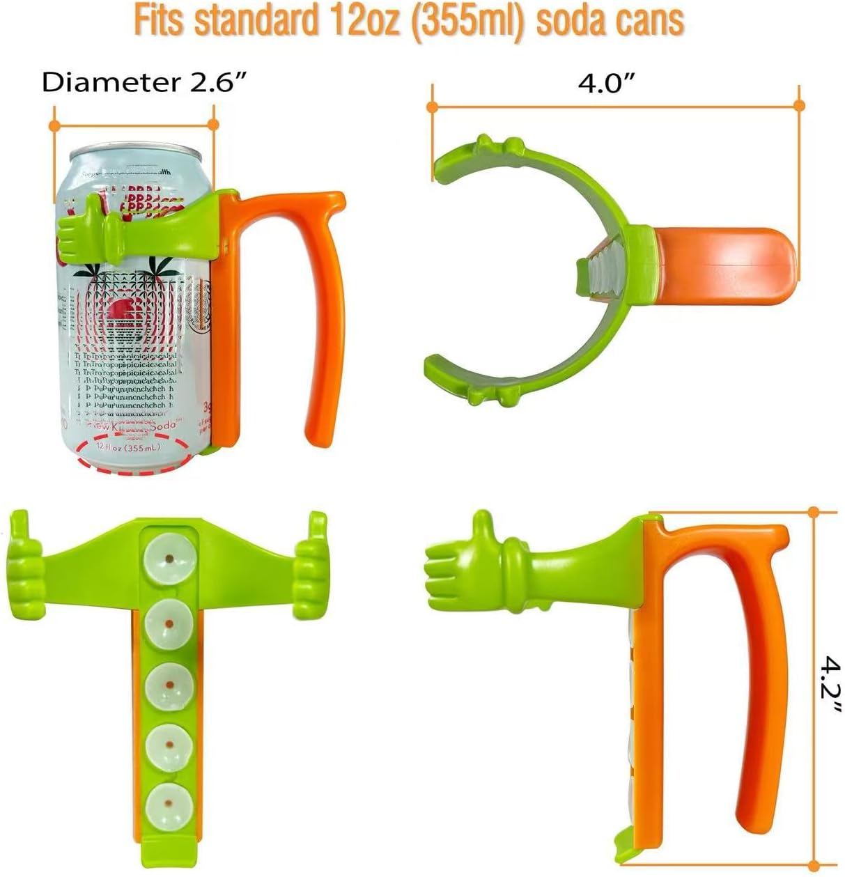 🔥2025 Heißer Verkauf🤝Eng anliegend, um Kondensation zu verhindern🥤Sodadosen-Deckel und -Halter