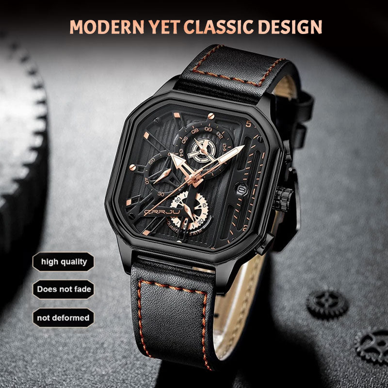 Herrenuhr Mode Yunda Quarzuh