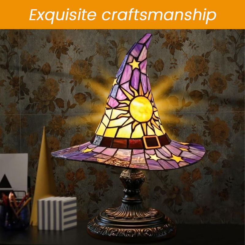 🧙♀️Erhelle jeden Moment der Nacht mit Magie! ✨Farbige Hexenlampe aus Glas – mehr als nur ein bisschen charmant