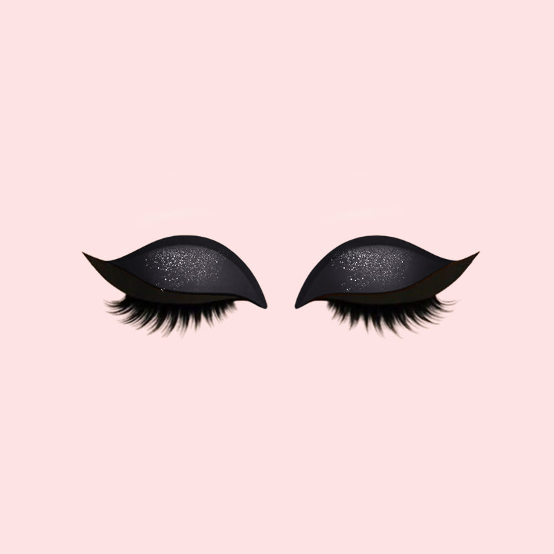 💖Bringen wir Sie zum Strahlen.✨Lidschatten Wimpern Make-up Aufkleber
