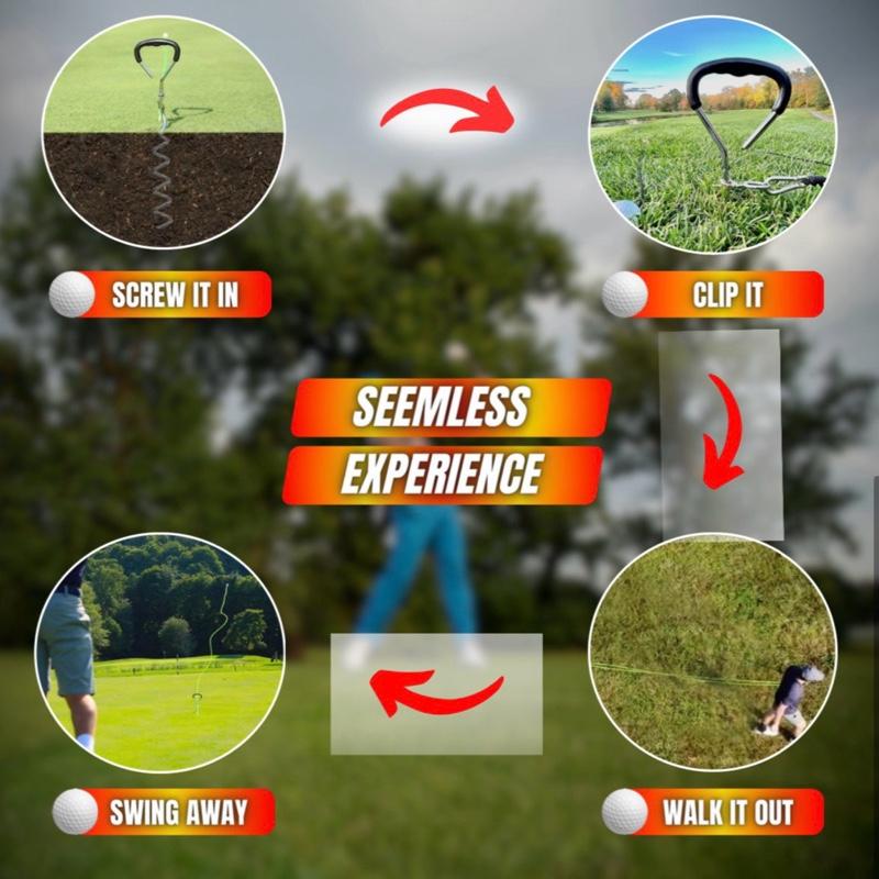 ⛳Schwingen Sie, als ob Sie es ernst meinen – jederzeit und überall ⛳Golf-Trainingstool für Driver und Eisen