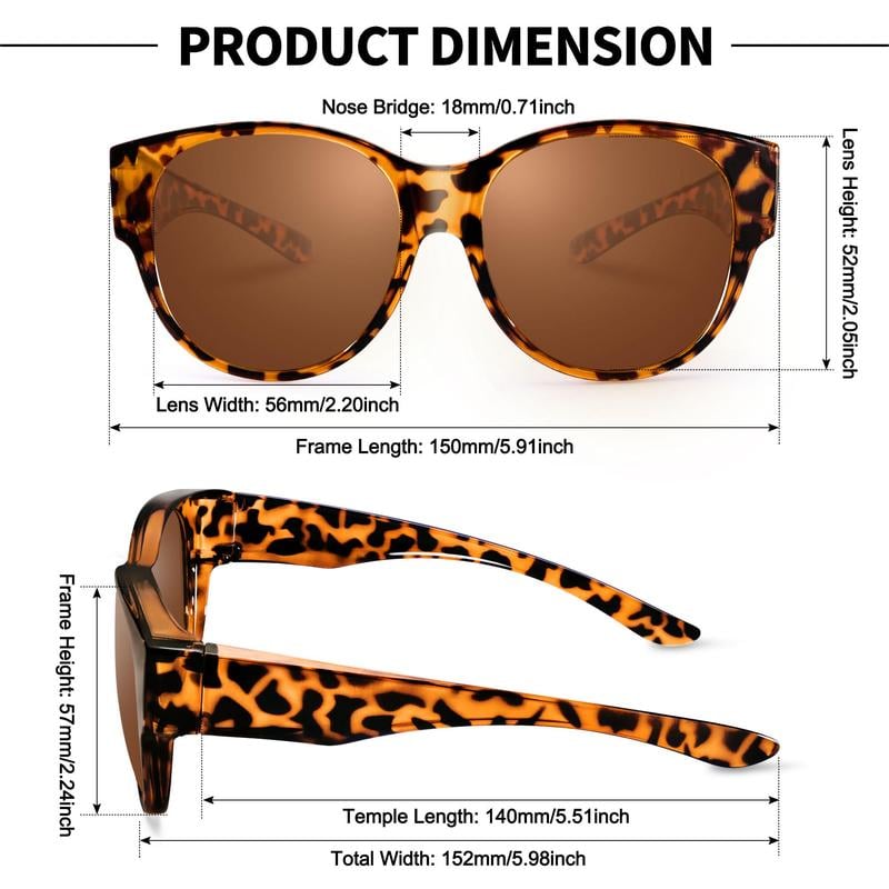 😎Sonnenbrille mit UV38-Schutz, geeignet für Brillen