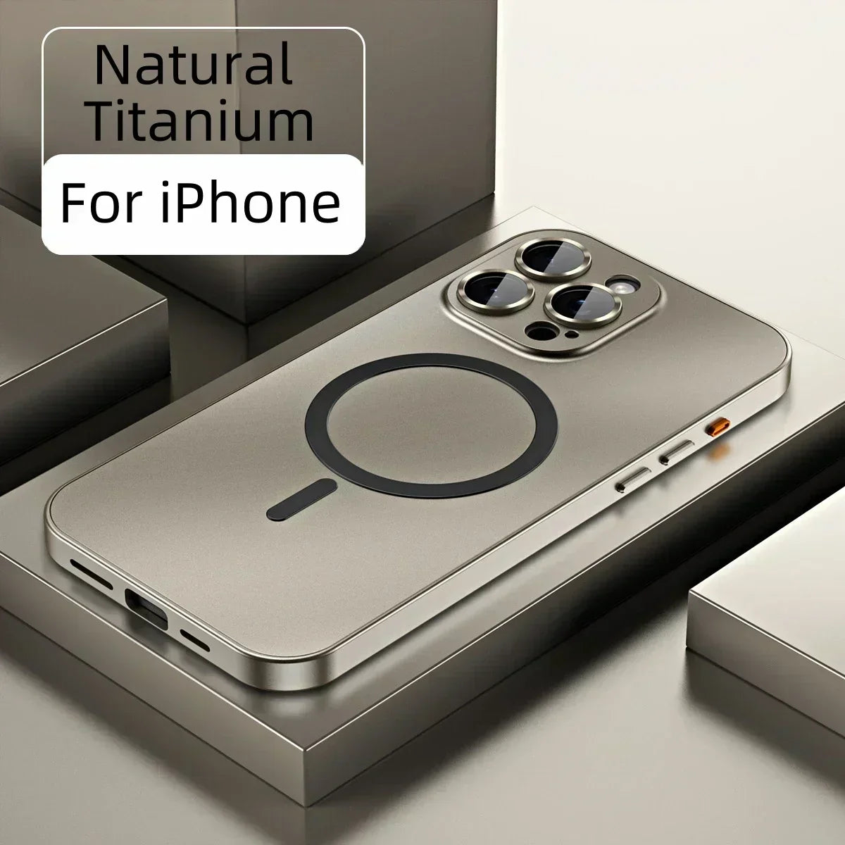 Einfache magnetische Metallhülle für iPhone