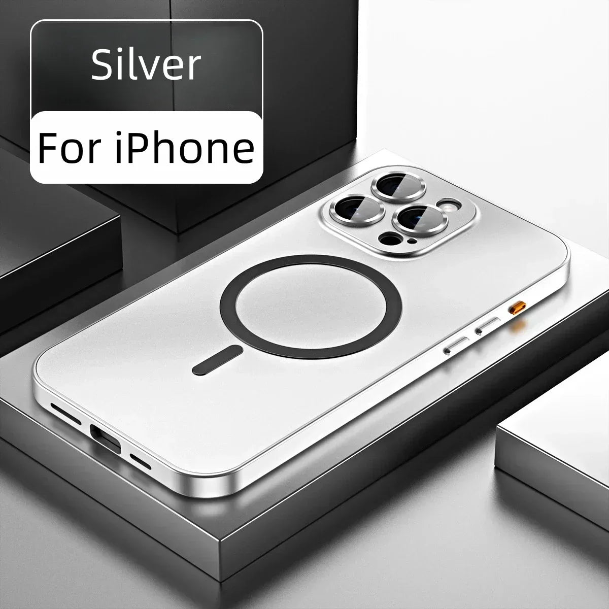 Einfache magnetische Metallhülle für iPhone