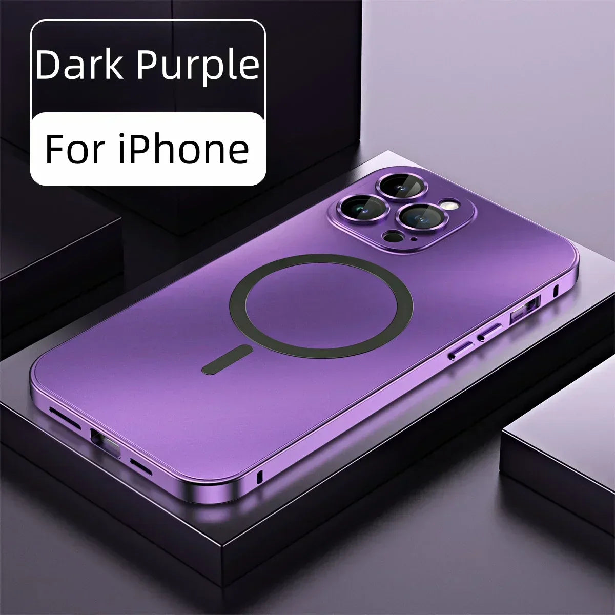 Einfache magnetische Metallhülle für iPhone