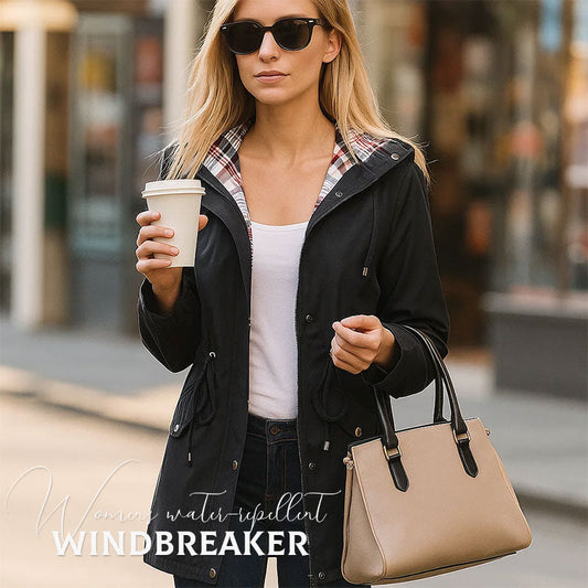 🧥Neuer wasserabweisender Trenchcoat für Damen – Hochwertige grenzüberschreitende Damenoberbekleidung mit kariertem Futter✨