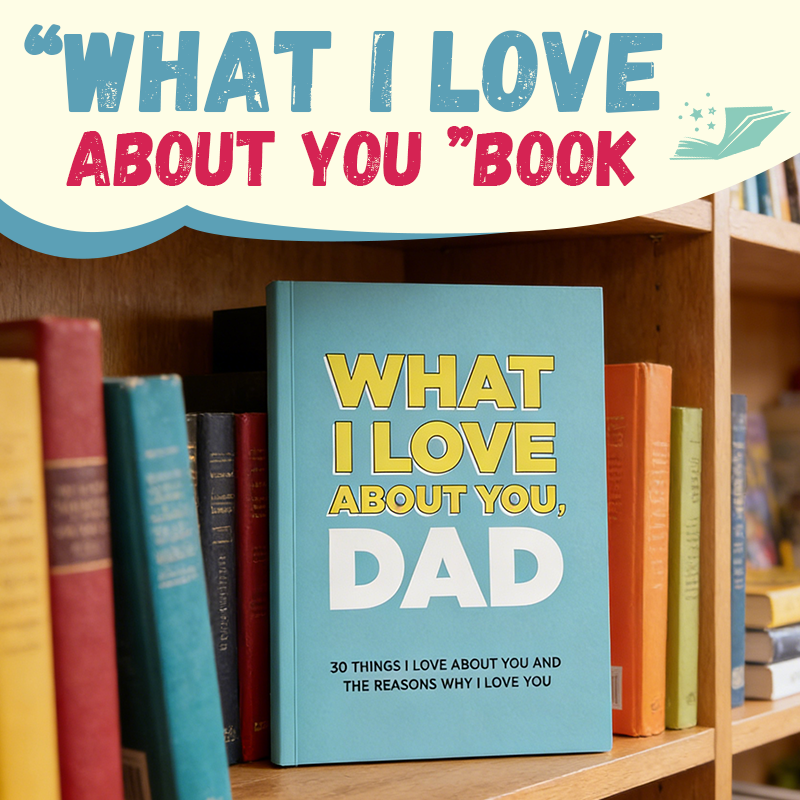 „Was ich an dir liebe“ – Personalisiertes Tagebuch – Ein herzliches Geschenk für Mama, Papa und Freunde 📖