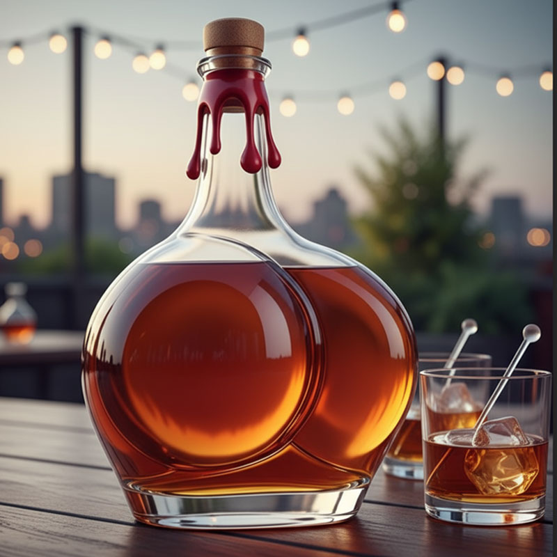 🥂Verleihen Sie Ihren Weinverkostungen mit dieser lustigen Flasche eine verspielte Note.