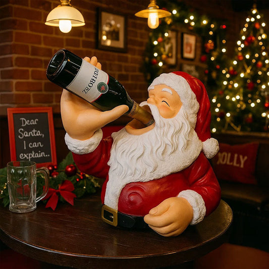 🎅Lustiger Weihnachtsmann-Weinflaschenhalter🎅