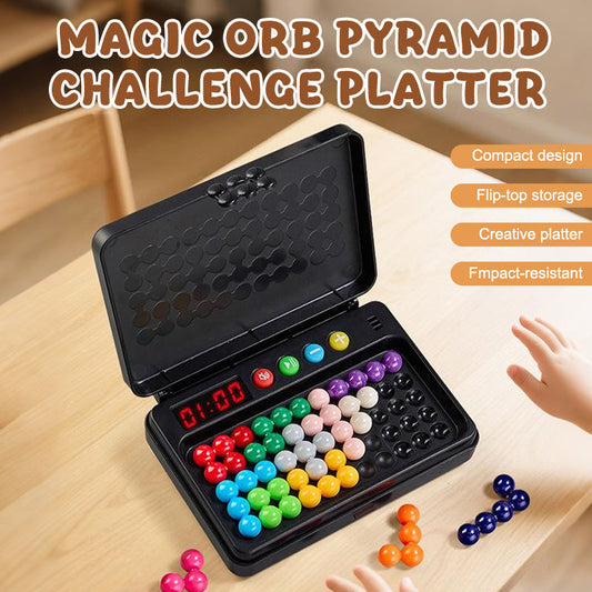 🧠 Magiske pyramide-logikkperle🌟200 nivåer fra flate mønstre til frittstående pyramider