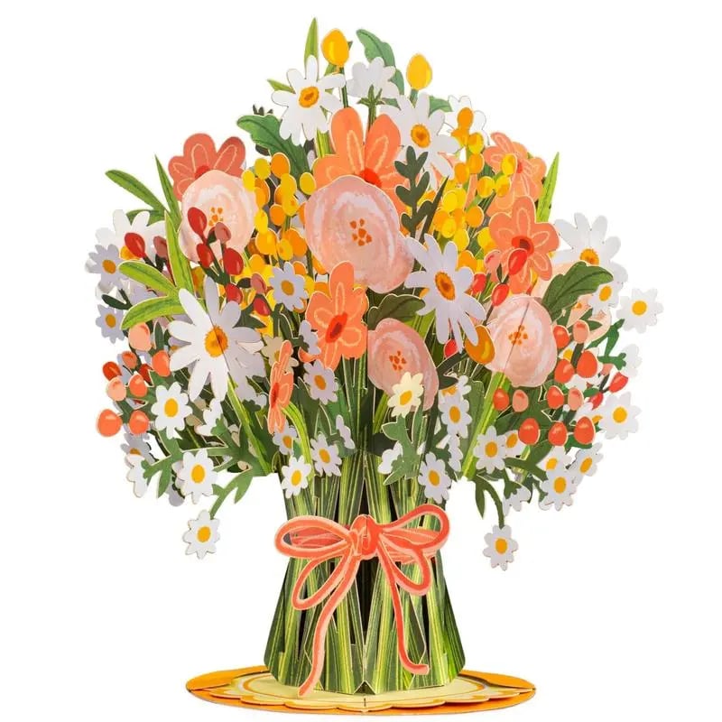 2-in-1-Geschenk und Dekoration für jeden Anlass 🌸 3D-Blumenstrauß-Pop-up-Karte