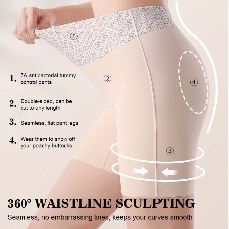 ✨Eisseiden-Unterwäsche mit hoher Taille für Damen, Bauchstraffung und Hüftstraffung