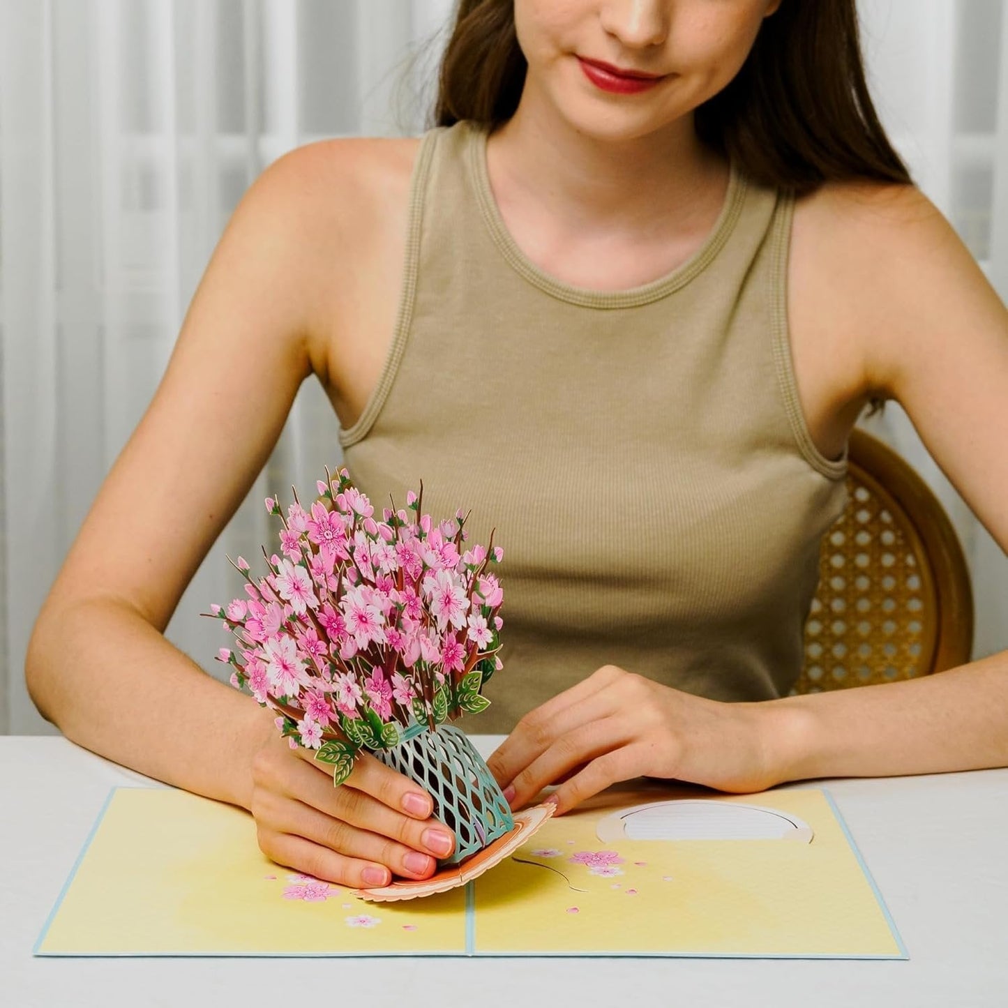 2-in-1-Geschenk und Dekoration für jeden Anlass 🌸 3D-Blumenstrauß-Pop-up-Karte