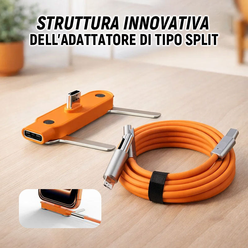 Der ultimative 240-W-Power-Stand-Hybrid-Adapter ⚡: Die All-in-One-Lösung für Schnellladen und Bildschir