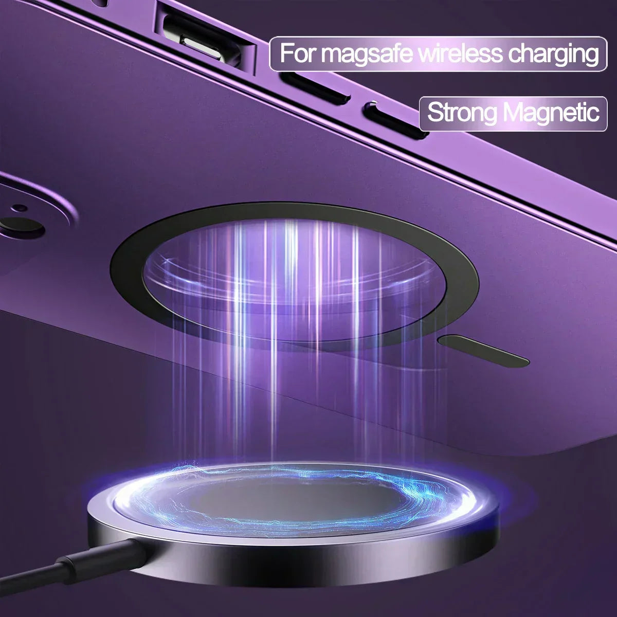 Einfache magnetische Metallhülle für iPhone