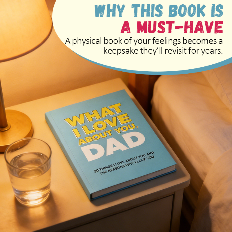 „Was ich an dir liebe“ – Personalisiertes Tagebuch – Ein herzliches Geschenk für Mama, Papa und Freunde 📖