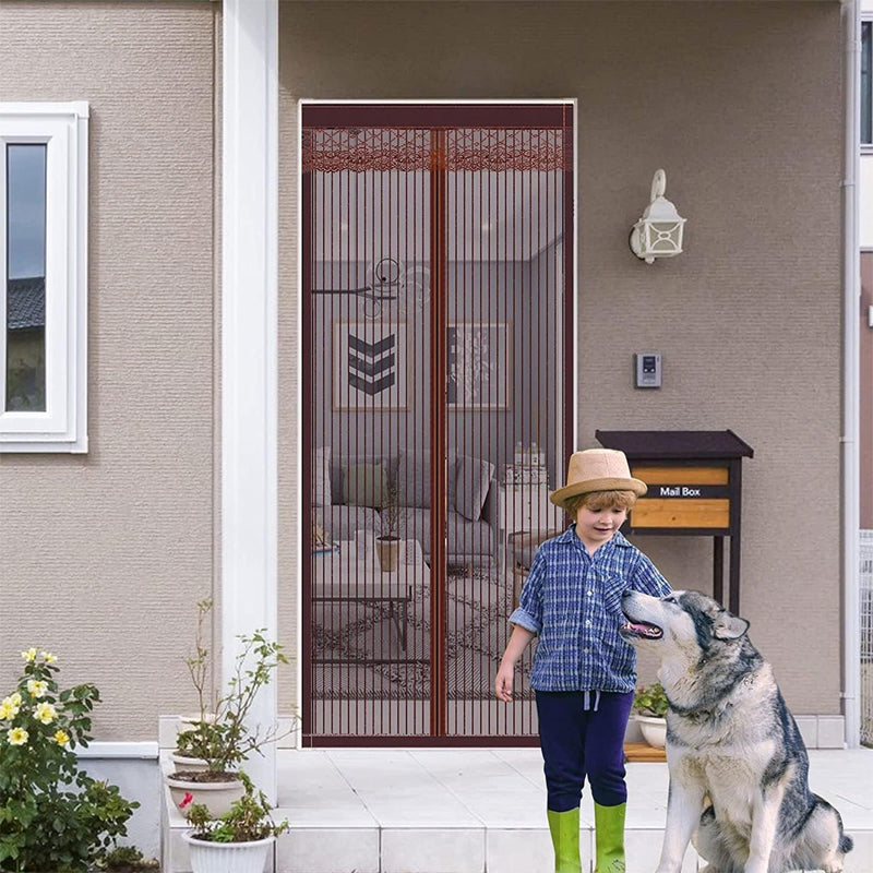 🦟 Hält Ungeziefer fern – in 2 Minuten angebracht! Der magnetische Fliegengittervorhang! 🚪 Einfach hineingehen – er schließt sich automatisch! ✨
