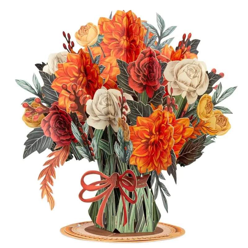 2-in-1-Geschenk und Dekoration für jeden Anlass 🌸 3D-Blumenstrauß-Pop-up-Karte
