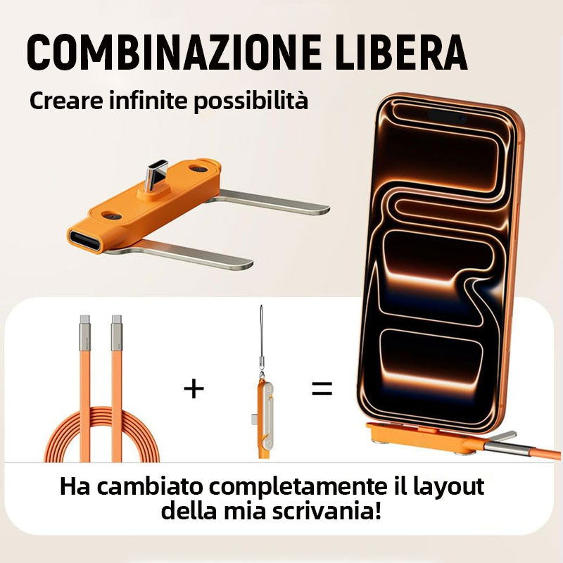 Der ultimative 240-W-Power-Stand-Hybrid-Adapter ⚡: Die All-in-One-Lösung für Schnellladen und Bildschir