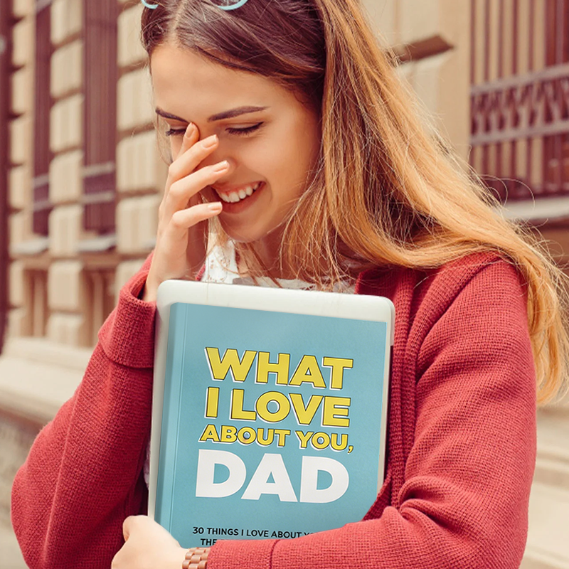 „Was ich an dir liebe“ – Personalisiertes Tagebuch – Ein herzliches Geschenk für Mama, Papa und Freunde 📖