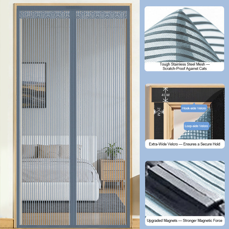 🦟 Hält Ungeziefer fern – in 2 Minuten angebracht! Der magnetische Fliegengittervorhang! 🚪 Einfach hineingehen – er schließt sich automatisch! ✨