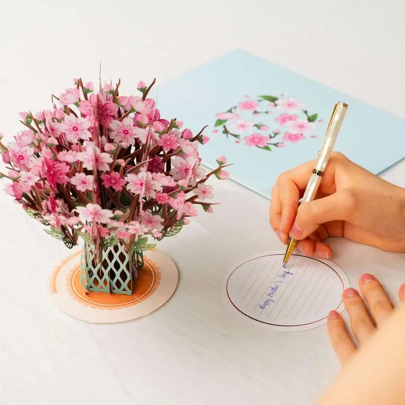 2-in-1-Geschenk und Dekoration für jeden Anlass 🌸 3D-Blumenstrauß-Pop-up-Karte