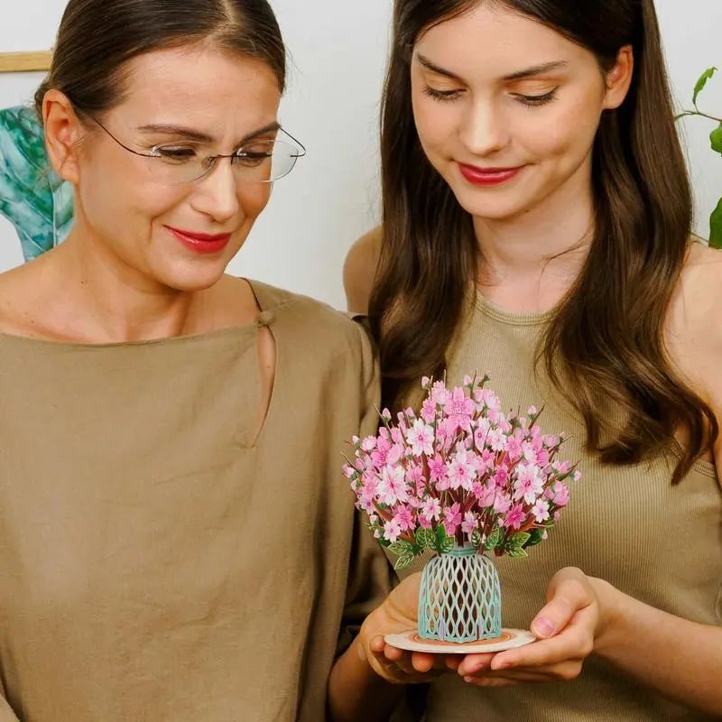 2-in-1-Geschenk und Dekoration für jeden Anlass 🌸 3D-Blumenstrauß-Pop-up-Karte
