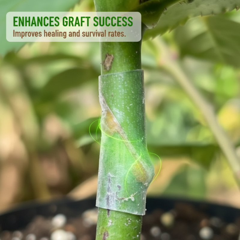 🌱Silikon-Veredelungsmanschetten für Obstbäume✨ Verdoppeln Sie Ihre Veredelungserfolgsquote – selbst Anfänger können es mühelos meistern!💪